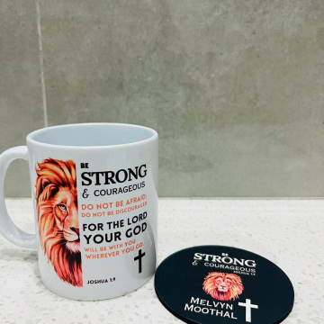 Personalized Mug with Matching Coaster